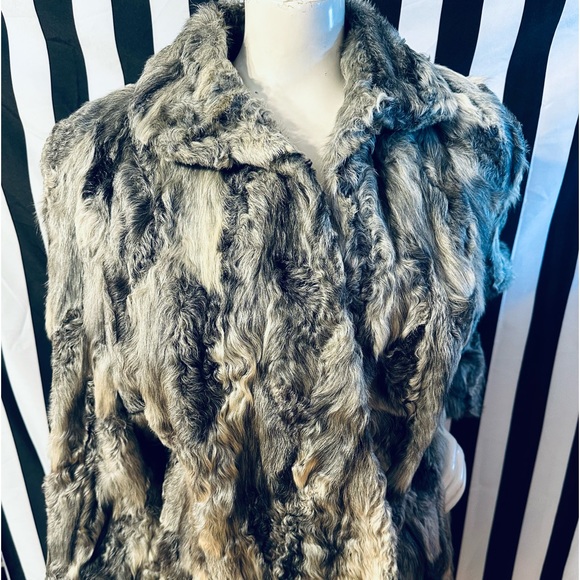 Donaldson’s of Minneapolis Vintage Full Length Gray Curly Goat Fur Coat - Picture 5 of 10